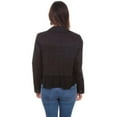 thumbnail image 2 of Scully BLACK DENIM JKT W/GEORGETTE RUFFLE, 2 of 2