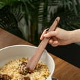 thumbnail image 4 of Harpily Cooking Utensils Teak Spatula Multi Purpose Flat Wood Turning Tool With Hanging Rope Used For Cooking Flipping Serving And Scraping Natural Teak Wood Spatula For Kitchen And Outdoor Use, 4 of 4