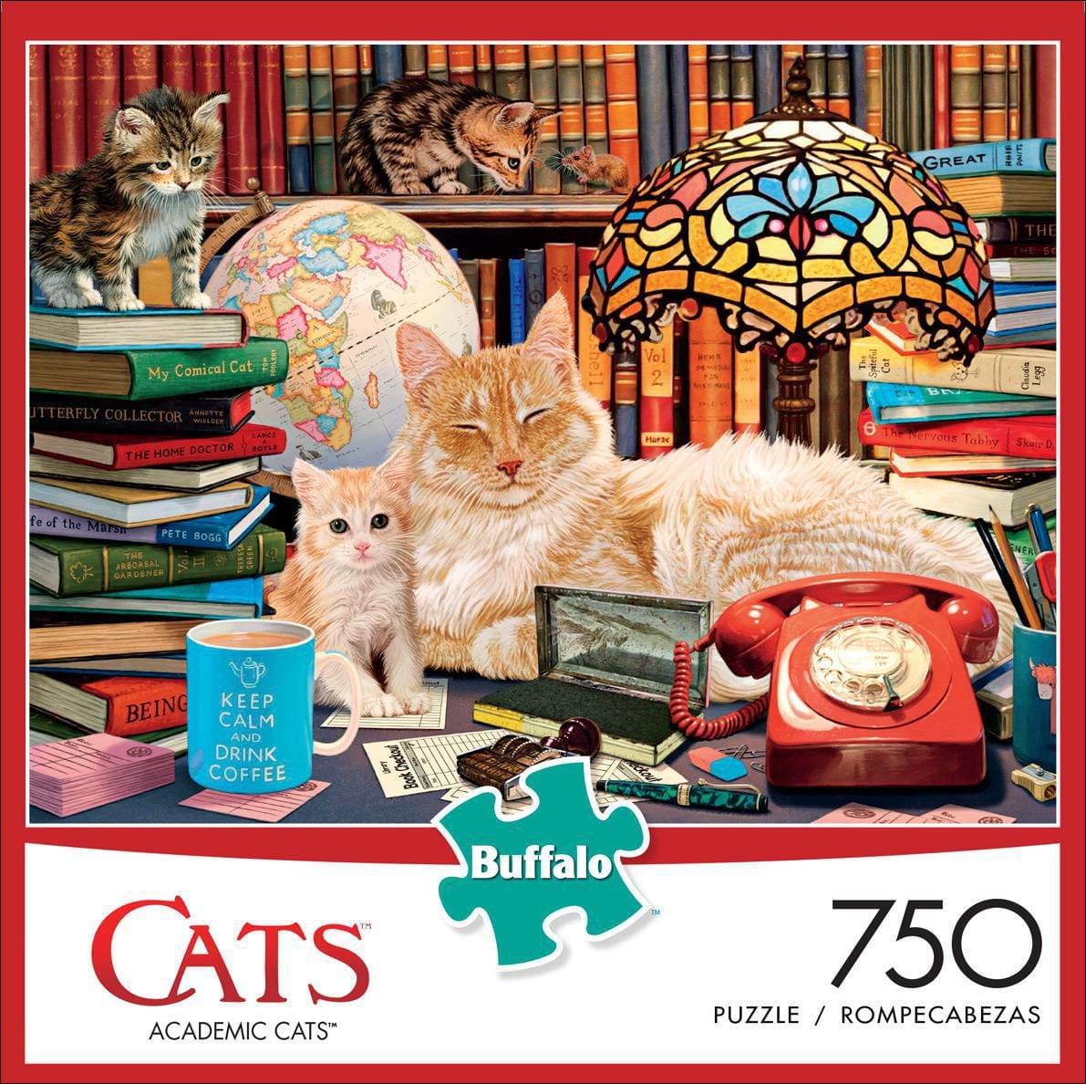Buffalo Games - Le puzzle Cats Series - Academic Cats - en 750 pièces