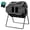 Black, variant on Werph Compost Bin Dual Dual Chamber Compost Tumbler, 43 Gallon Compost Tumbler Outdoor with 2 Sliding Doors, Heavy Duty Tumbling Rotating Composter Bin