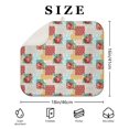 thumbnail image 4 of Pioneer Flower Floral Print Pattern Dish Drying Mat for Kitchen 1 Pack, Ultra Absorbent Microfiber Dishes Drainer Mats,16"x18", 4 of 6