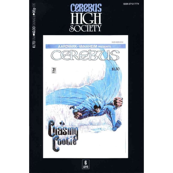 Cerebus High Society #6 VF ; Aardvark-Vanaheim Comic Book