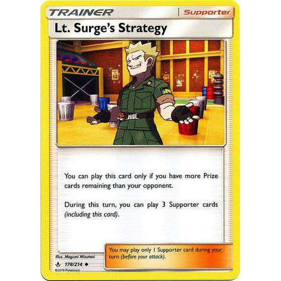 Pokemon Unbroken Bonds Lt. Surge's Strategy #178