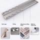 thumbnail image 4 of Riel de Cortina de Doble Filo Silencioso Montaje en Techo Aluminio Resistente Separador de Ambientes Barras de Cortina para Dormitorio Salón Cocina Ex, 4 of 8