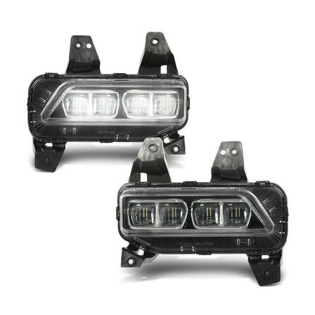 Pair Front LED Driving Lamp Fog Light Kit Left & Right Fit for 2020-2022 Kia Telluride Without Wiring Harness