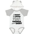 thumbnail image 3 of Inktastic I Want to Grow Up to Be a Engineer Like My Daddy Boys or Girls Baby Bodysuit, 3 of 5