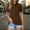 Brown, variant on Women's T Shirts Casual Style For Everyday Wear Comfortable And Relaxed Fit Ideal For Spring Summer And Fall For Pairing With Woman's Shirts Womens Tees Short Sleeve Dark Tee Shirt