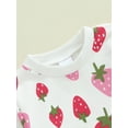 thumbnail image 6 of Nygoyerh Baby Girls Fall Outfits 3M 6M 12M 18M 2T 3T Strawberry Print Long Sleeve Sweatshirt and Elastic Waist Sweatpants 2Pcs Sets Infant Clothing, 6 of 7