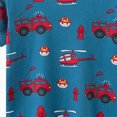 thumbnail image 4 of KPOPLK Little Boys Pajamas for Toddler Clothes Set 2-14 Years Cartoon Sleepwear Long Sleeve 3 Piece Kids Pjs,Size 7-8 Years, 4 of 4
