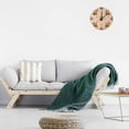 thumbnail image 2 of Silent Wooden Round Wall Clock Lovely Rose Sloth Non Ticking Battery Operated Clocks for Home Office Living Room Bedroom, 2 of 3