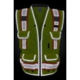 thumbnail image 6 of Fierce Safety Class 2 Lime Heavy Duty Vest Tablet Pockets and Neck Padding, 6 of 6