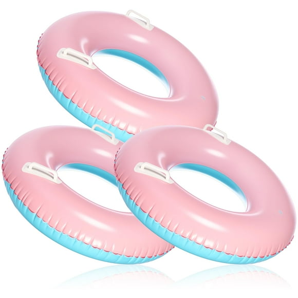 Flotadores Inflables para Piscina ShinyRelief 3 Pack con Asa 83 cm