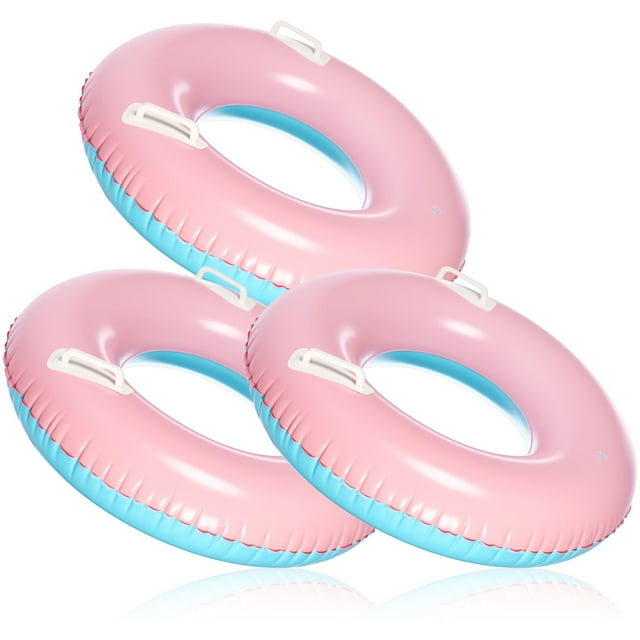 Flotadores Inflables para Piscina ShinyRelief 3 Pack con Asa 83 cm