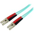 thumbnail image 1 of StarTech.com 10m Fiber Optic Cable - 10 Gb Aqua - Multimode Duplex 50/125 - LSZH - LC/LC - OM3 - LC to LC Fiber Patch Cable, 1 of 1