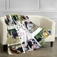 thumbnail image 4 of Personalised Blanket, Customised Photo Blankets, Personalised Flannel Blankets, Upload Photo as a Gift for Your Family Friend, Suitable for All Kinds of Anniversaries, 1 Photo, 4 of 5