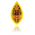thumbnail image 3 of Kamada Combination of Jholi mala/Gaumukhi/chanting bag and exquisite 108 beads Haldi (Turmeric)mala,Spritual Necklace/rosary for Women and Men, 3 of 5