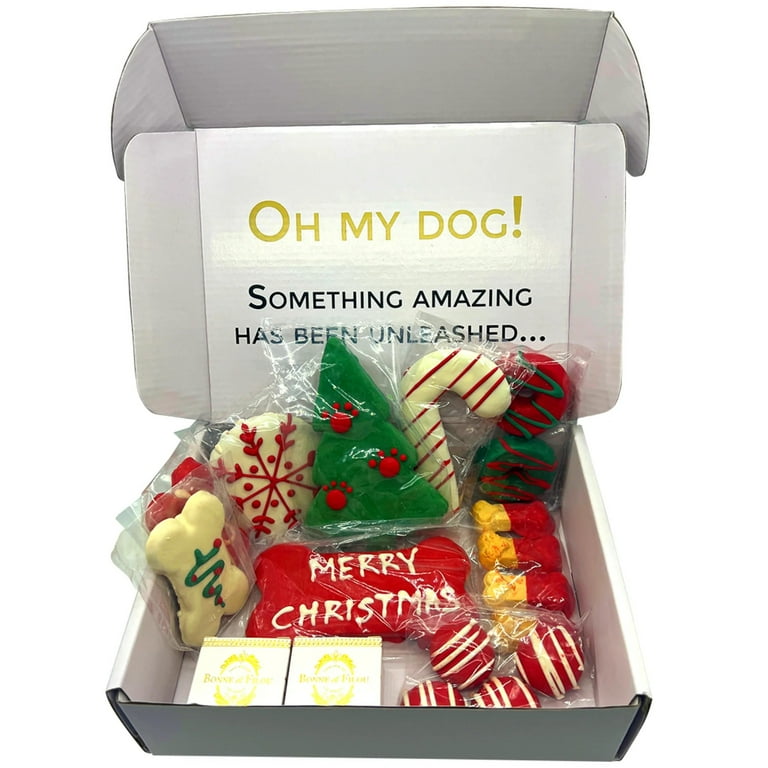 Christmas box for shop dogs