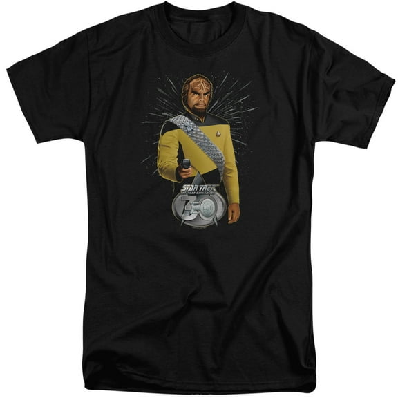 Star Trek - Worf 30 - Adult Unisex Short Sleeve T-Shirt - Black