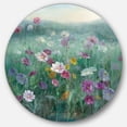 thumbnail image 1 of Designart 'Fleur Champ' Art Mural en Métal Cercle - Disque de 36, 1 of 5