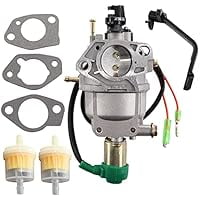 Generator Carburetor Replacement Compatible with Powermate PM0125500 5500 Watt Models for Home Backup Power and Property Maintenance