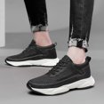 thumbnail image 2 of Men's Sneakers Height Increasing Fashionable Breathable Mesh Running Shoes Casual Athletic Footwear, 2 of 8