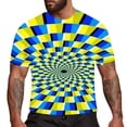 thumbnail image 4 of Mens Shirts Fashion 3D Print Funny Graphics Pattern Crewneck Short Sleeve Tees Shirt, 4 of 4
