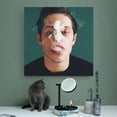 thumbnail image 4 of Pete Davidson Handsome Art Cool Poster Wall Art Poster Gifts Bedroom Prints Home Decor Hanging Picture Canvas Painting Posters 16x16inch(40x40cm), 4 of 5