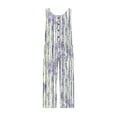 thumbnail image 5 of Zedker One Piece Jumpsuits for Women Bohemian Button Wide Leg Overalls Summer Rompers Beach Vacation Jumpers With Pockets 2026 BlueL, 5 of 8