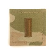 U.S. Army 2nd Lieutenant OCP 2x2 Rank With Hook Fastener