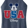 thumbnail image 3 of Disney - Americana - Mickey USA - Juniors High Neck Tank Top, 3 of 5