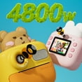 48MP Kids Instant Camera with Printable Paper Capture Print Memories HD