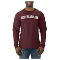 thumbnail image 2 of Wild Bobby State of North Carolina College Style Men Long Sleeve Shirt, 2 of 6