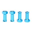 thumbnail image 3 of Filfeel Adaptateur d'Extension de Roue Moyeu de Roue Hexagonal, Voiture Tout-Terrain en Alliage d'Aluminium RC Modèle de Voiture RC pour Camion 1/14 RC Car RC, 3 of 8