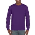 thumbnail image 1 of Gildan T-Shirt à Manches Longues Ultra Cotton pour Hommes, TG, Violet, 1 of 2