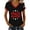 Black#9527, variant on CONZONE Womens Usa 250Th Anniversary T-Shirts Short Sleeve July 4Th T Shirts for Women Casual Crew Neck Patriotic Usa Letter Graphic Lightweight Tees Soft Cozy Dailywear