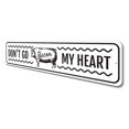 thumbnail image 4 of Don't Go Bacon My Heart Novelty Decor, Metal Wall Sign - 4x18 Inches, 4 of 4