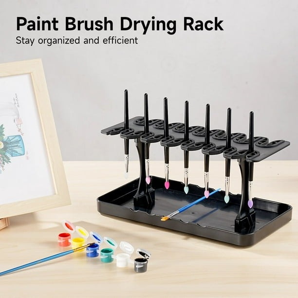 Soporte Para Pinceles XHDIGI Organizador Y Secador, Acrílico
