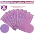 thumbnail image 4 of LAICAIW 8 Pack Iridescent Light Purple Plastic Tablecloths Shiny Disposable Laser Rectangle Table Covers Holographic Foil Tablecloth Iridescent Party Decoration Birthday Bridal Wedding Christmas 54, 4 of 7