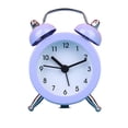 thumbnail image 1 of Bgsha Classique Double Cloche Mini Réveil Mouvement Quartz Chevet Nuit Horloge Analogique, 1 of 5