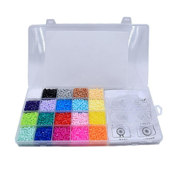 , Handmade Craft Puzzles Toys with Box Fuse Beads Craft Pixel Art Bead for Kids