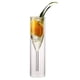 thumbnail image 1 of Copas de champán, juego de 1 copa de champán alta de doble copa, capacidad de 3,73 oz for el día de San Valentín y Navidad, 1 of 6