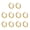 Gold-color, variant on CEORPER 10Pcs Steel Huggie Hoop Earring Cartilage Lobe Piercing Earring Jewelry