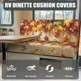 thumbnail image 4 of XYZCANDO Fall Leaf RV Dinette Cushion Covers Universal Camper Accessories Comfortable Cushion Covers for Couches and Sofas Soft Sofa Slip Covers for 2 Seat Cushion Couch, 4 of 7