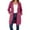 Hot Pink, variant on Women Plus Size Solid Color Zip Up Hoodies Long Sleeve Tunic Sweatshirt Long Hoodie Jacket with Pockets Drawstring Hood Long Winter W arm Coats for Women Soft Hoodies Athletic Jacket