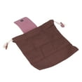 thumbnail image 4 of Hiking Pouch, 2 Pounds Load Wear Resistant Lightweight Portable Canvas Material Foraging Bag Foldable Practical Buckle Design  Forests for Outdoor for Beaches, 4 of 7
