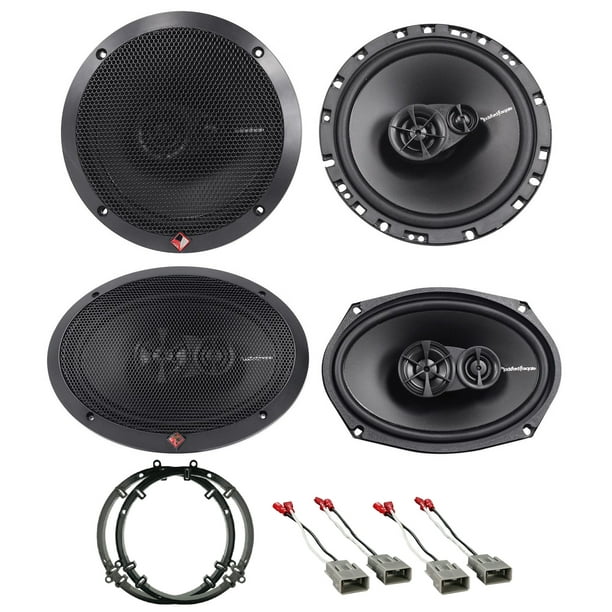 20032007 Honda Accord Front+Rear Rockford Fosgate Speaker Replacement