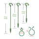 thumbnail image 5 of Soporte especial para soporte de flores para plantas suculentas Phalaenopsis varilla de soporte con forma de flor en maceta - 17 cm: 20 piezas + clip de ocho caracteres: 20 piezas ANGGREK  Otros, 5 of 8