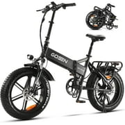 Vélo électrique pliant 750W Fat Tire 20" x 4.0 pour adulte - Batterie 48V 12Ah LG - Vélo électrique Shimano 7 vitesses avec suspension de la fourche et de la selle - Frein hydraulique