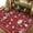Red Winter Forest, variant on Bleum Cade Christmas 2x3 Entryway Rug, Washable Xmas Indoor Door Mat for Entrance, Non Slip Soft Low Pile Small Kitchen Bathroom Rugs for Winter Holiday Decor,Beige