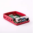 thumbnail image 3 of Raspberry Pi Pi 4 Case - Red/White, RPI4-CASE-RW, 3 of 6